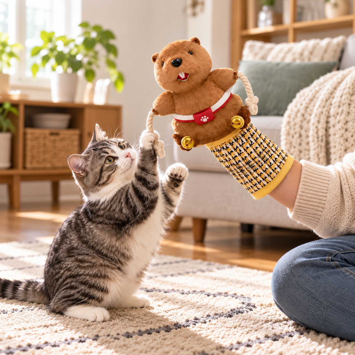 Anti-Scratch Cat Play Glove